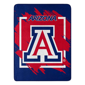 NCAA Dimensional Arizona Wildcats Micro Raschel Throw Blanket 46x60 Inches