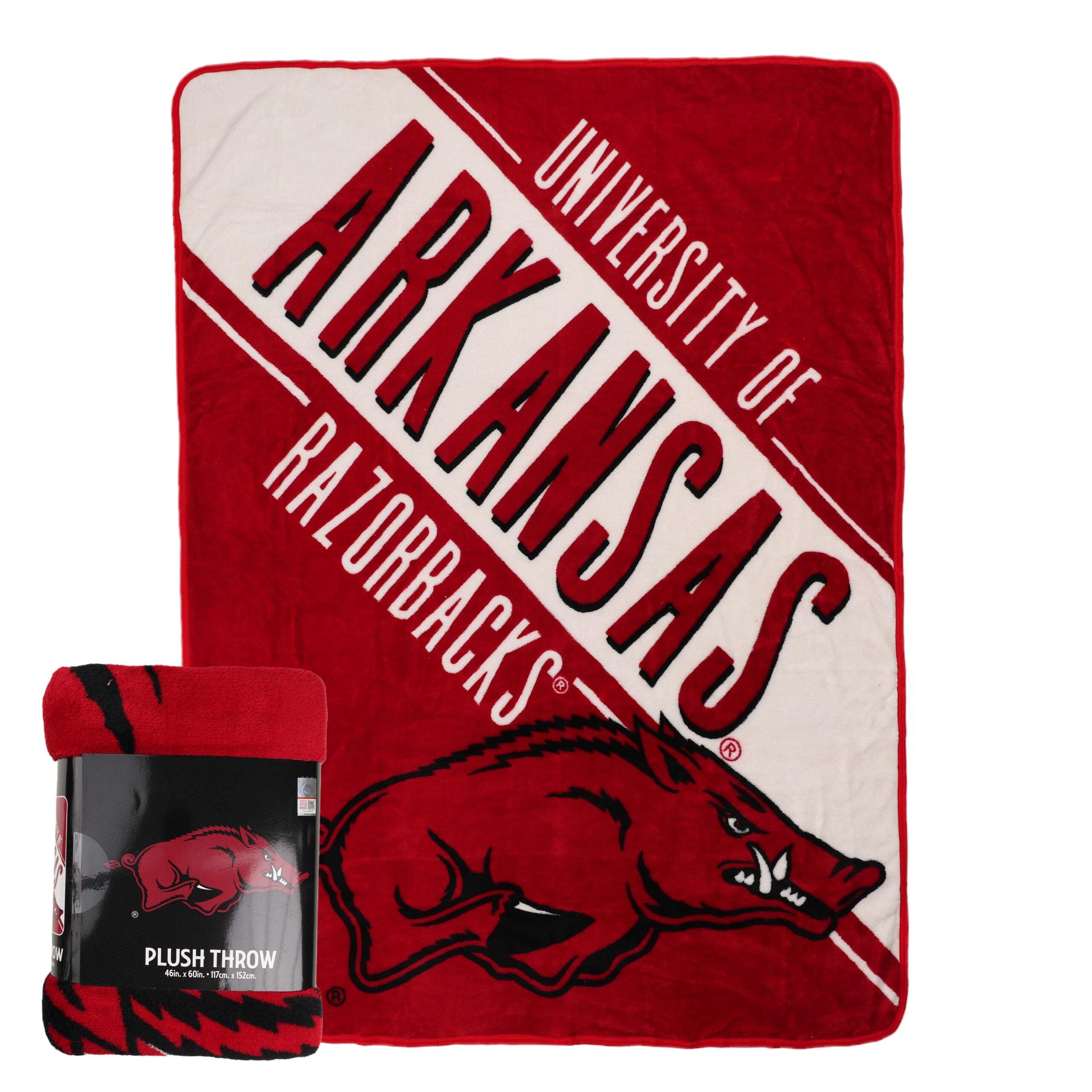 Northwest NCAA Micro-Raschel Überwurfdecke - Offizielle College Decke 118x152cm Für Erwachsene