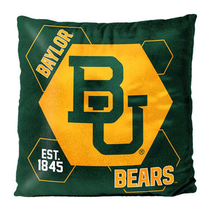 NCAA Baylor Bears Connector Velvet Reverse Pillow 16x16 Inches