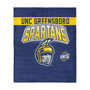 UNC Greensboro Spartans Silk Touch Throw Blanket 50x60 Inches