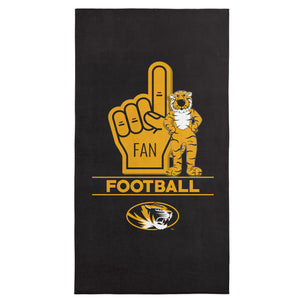NCAA Missouri Tigers Number 1 Fan Beach Towel 30x60 Inches