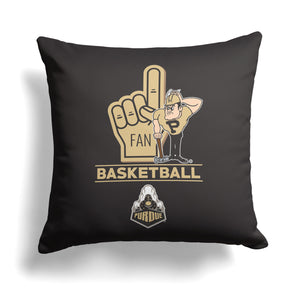 NCAA Purdue Boilermakers Number 1 Fan Throw Pillow 18x18