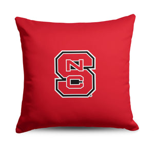 NC State Wolfpack Throw Pillow 18x18 Inches