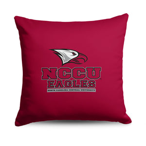 North Carolina Central Eagles Throw Pillow 18x18 Inches