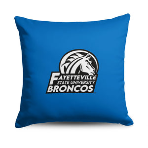 Fayetteville State Broncos Throw Pillow 18x18 Inches