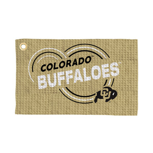 Colorado Buffaloes NCAA Droplets Waffle Fan Towel 16x25 inches