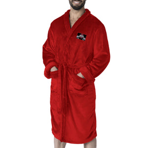 Ohio State Buckeyes NCAA Red L/XL Silk Touch Robe