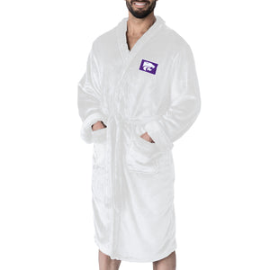 Kansas State Wildcats NCAA White Out Silk Touch Robe Large/XLarge