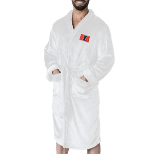 Illinois Fighting Illini NCAA White Out Silk Touch Robe Large/XLarge