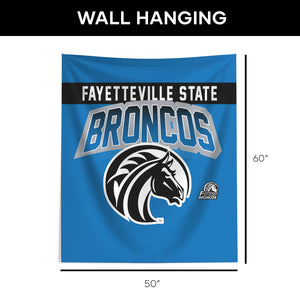 Fayetteville State Broncos Wall Hanging 50x60 Inches