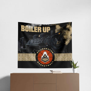 NCAA Purdue Boilermakers Basketball Wall Hanging 34x40 Inches