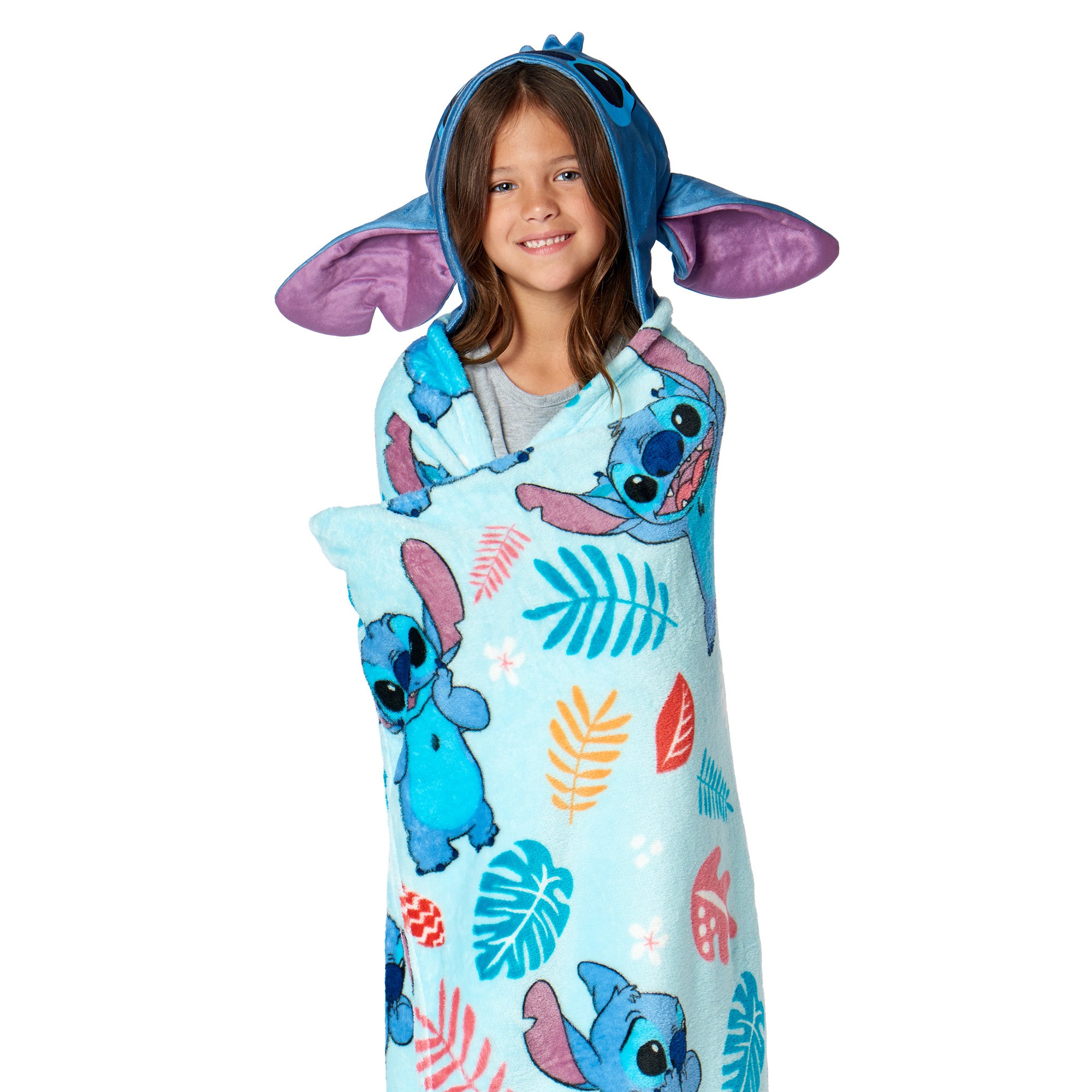 NWT Lilo and 2024 stitch hooded throws