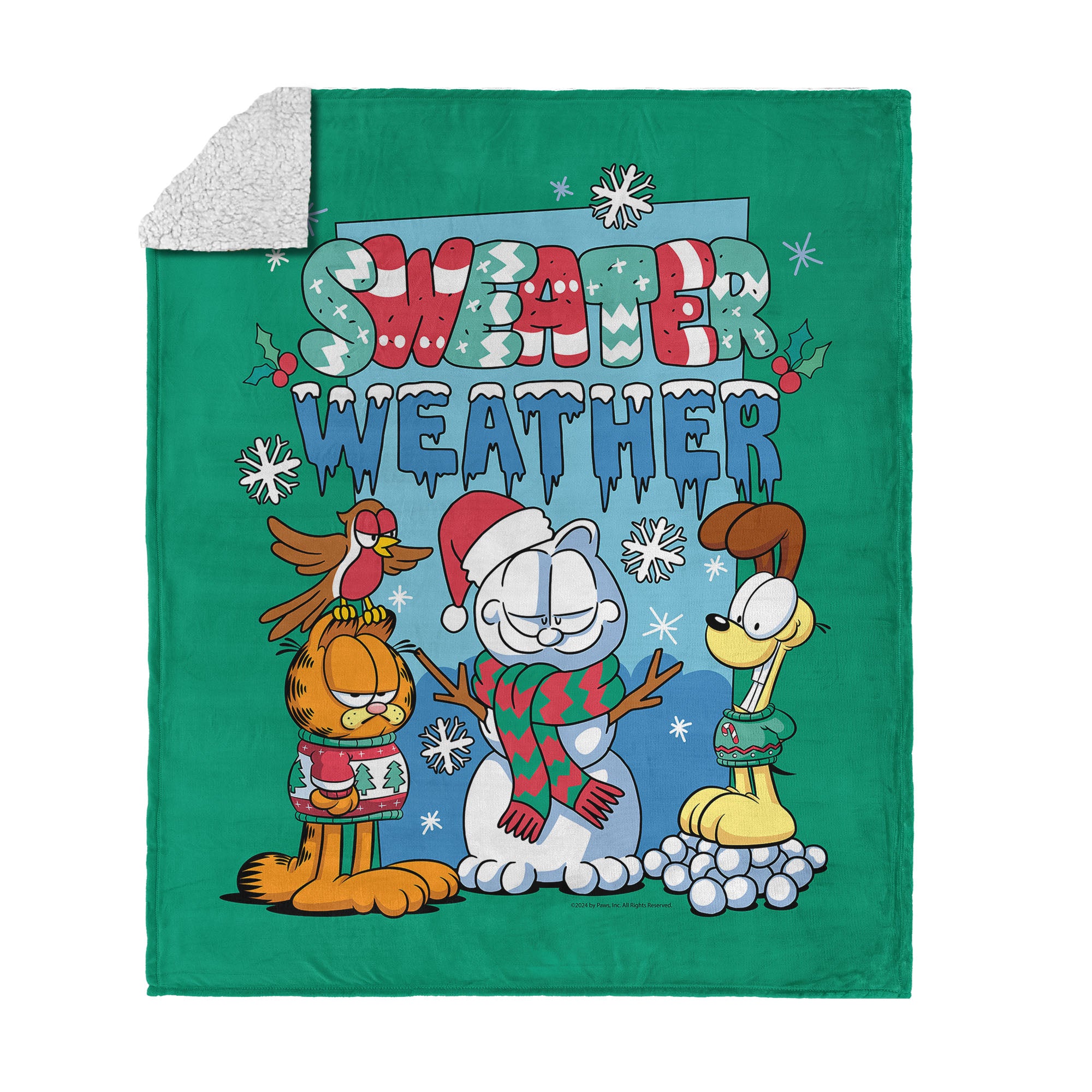Garfield Noël Unisexe Sweat-shirt – Paramount Shop Garfield Noël Unisexe Sweat-shirt – Paramount Shop