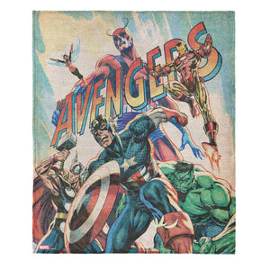 Marvel The Avengers Beyond Comic Silk Touch Throw Blanket 50×60 Inches