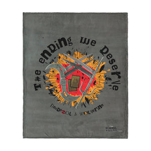 Deadpool 3 We Deserve Silk Touch Throw Blanket 50 x 60 inches