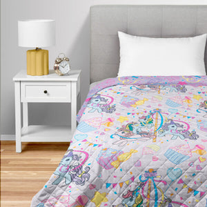My Little Pony Pony Party Quilted Throw Blanket 60×80 inches