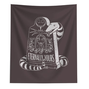 Nightmare Before Christmas Eternal Love Printed Wall Hanging 50×60 Inches