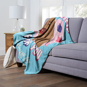Cartoon Network We Bare Bears Sweets For You Personalized Silk Touch Throw Blanket 50x60 Inches