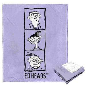 Cartoon Network Ed Edd N Eddy Ed Heads Silk Touch Throw Blanket 50x60 Inches
