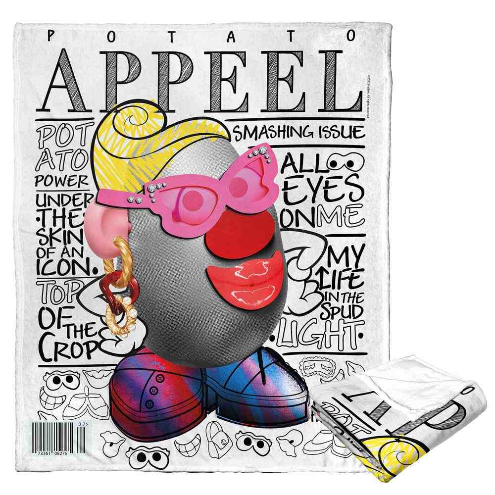 Hasbro Mr Potato Head Potato Appeal Magazine Silk Touch Throw Blanket hasbro-mr-potato-head-potato-appeal-magazine-silk-touch-throw-blanket