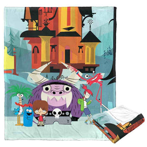 Cartoon Network Foster's Home For Imaginary Friends Outside Fosters Silk Touch Throw Blanket 50x60 Inches