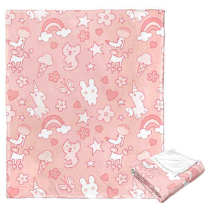 Cartoon Network Powerpuff Girls Everything Nice Silk Touch Throw Blanket 50x60 Inches