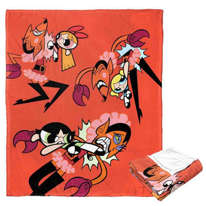 Cartoon Network Powerpuff Girls Get Him Silk Touch Throw Blanket 50x60 Inches