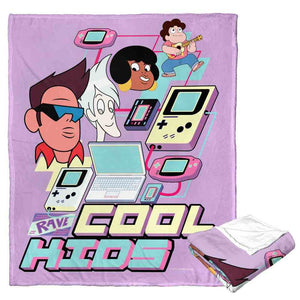 Cartoon Network Steven Universe Cool Kids Silk Touch Throw Blanket 50x60 Inches