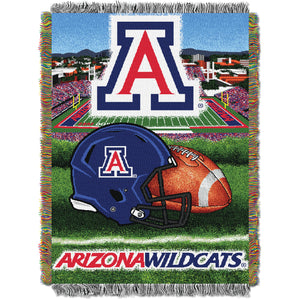 NCAA Arizona Wildcats Homefield Advantage Woven Tapestry Wall Hanging 48x60 Inches