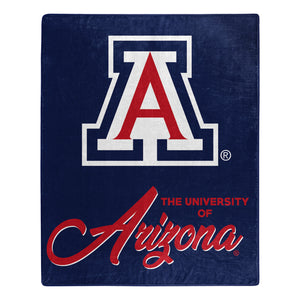 NCAA Arizona Wildcats Signature Raschel Throw Blanket 50x60 Inches