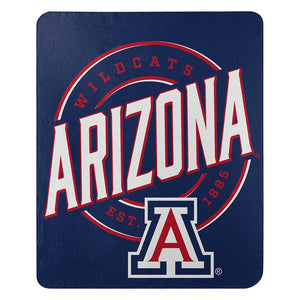 NCAA Arizona Wildcats Campaign Fleece Throw Blanket 50x60 Inches