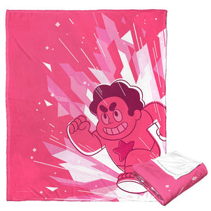 Cartoon Network Steven Universe Steven Crystal Burst Silk Touch Throw Blanket 50x60