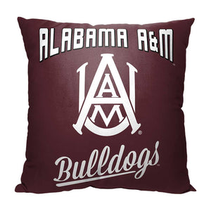 NCAA Alabama A&M Bulldogs Alumni Throw Pillow 18x18 Inches