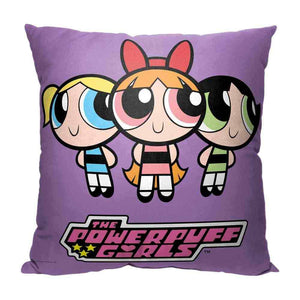Cartoon Network Powerpuff Girls Tight Knit Trio Pillow 18x18 Inches