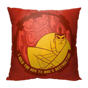 Cartoon Network Samurai Jack Aku's Destruction Throw Pillow 18x18 Inches