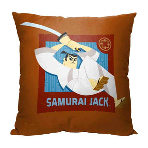 Cartoon Network Samurai Jack Samuari Savior Throw Pillow 18x18 Inches