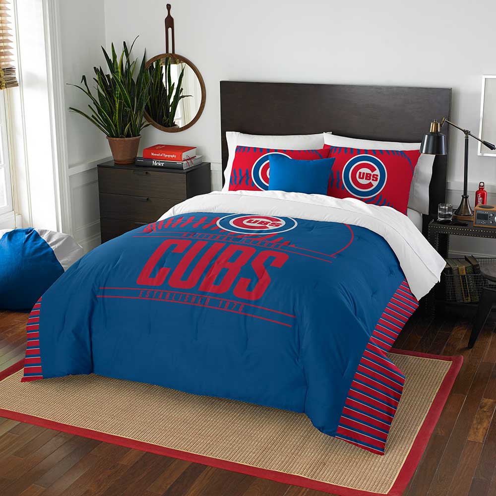 Chicago Cubs sold Queen Bed in Bag Set