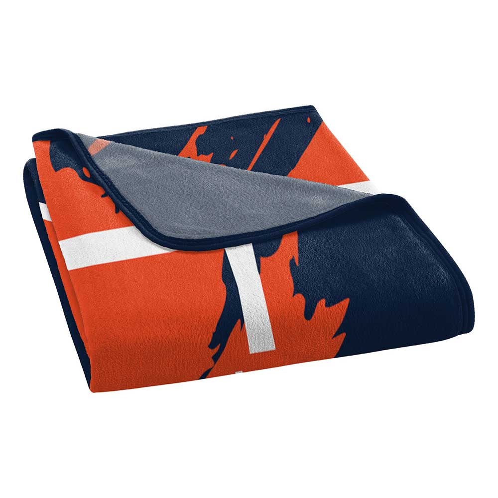 NCAA Dimensional Auburn Tigers Micro Raschel Throw Blanket 46x60 Inches