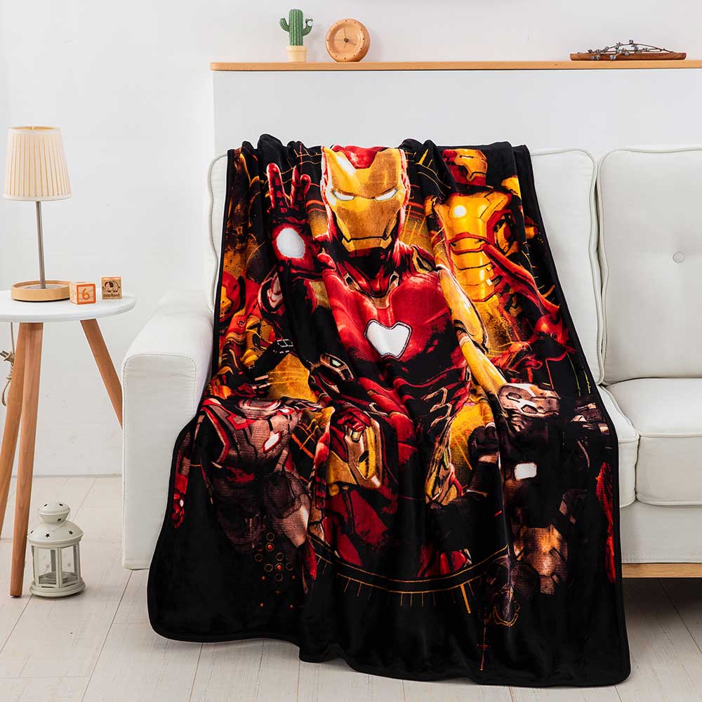 Marvel Avengers Iron Legacy Silk Touch Throw Blanket 50x60 Inches