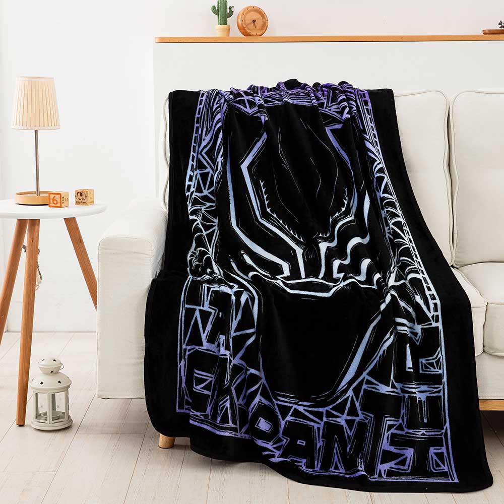 Marvel Panther Stare Silk Touch Throw Blanket 50x60 Inches