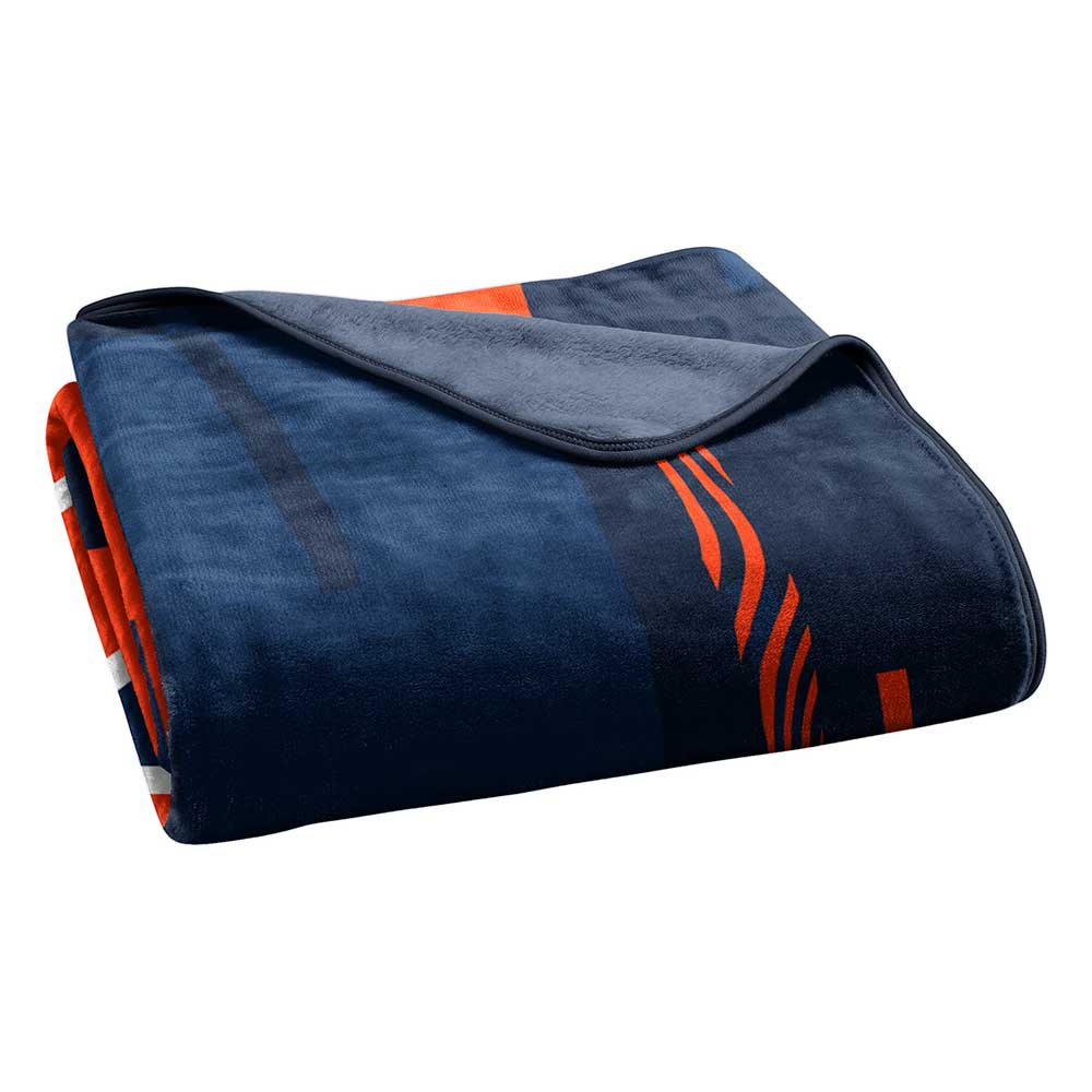 NCAA Digitize Auburn Tigers Raschel Throw Blanket 60x80 Inches