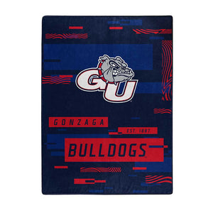 NCAA Digitize Gonzaga Bulldogs Raschel Throw Blanket 60x80 Inches