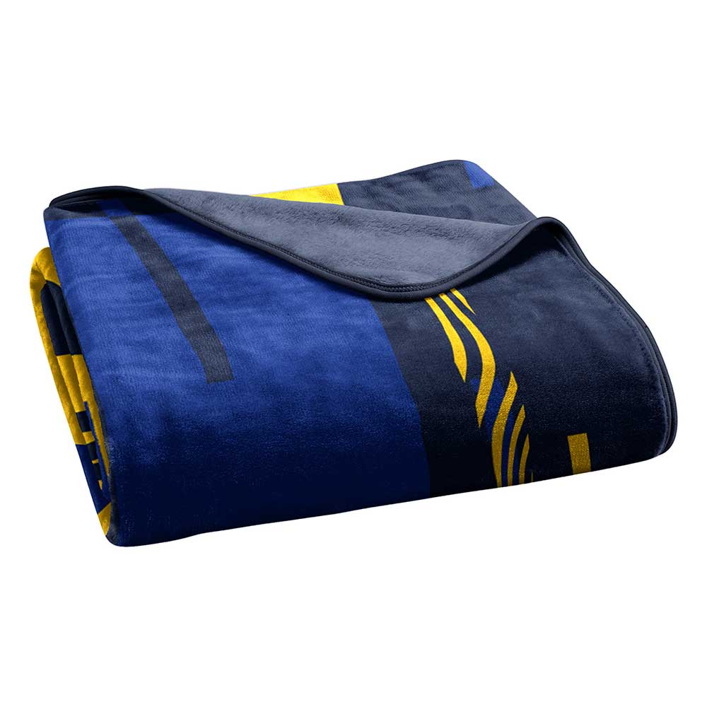 NCAA Digitize Michigan Wolverines Raschel Throw Blanket 60x80 Inches