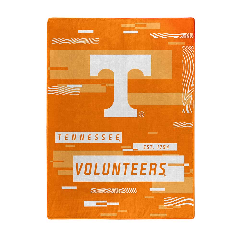 NCAA Digitize Tennessee Volunteers Raschel Throw Blanket 60x80 Inches