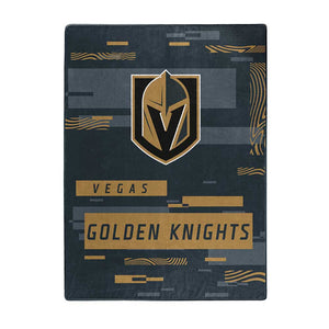 NHL Vegas Golden Knights Digitize Raschel Throw Blanket 60x80Inches