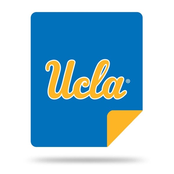 NCAA UCLA Bruins Silver Knit Throw Blanket 60x72 Inches