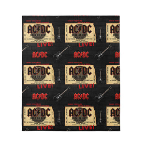 AC/DC Rock On Beach Towel for Two 60x70 inches