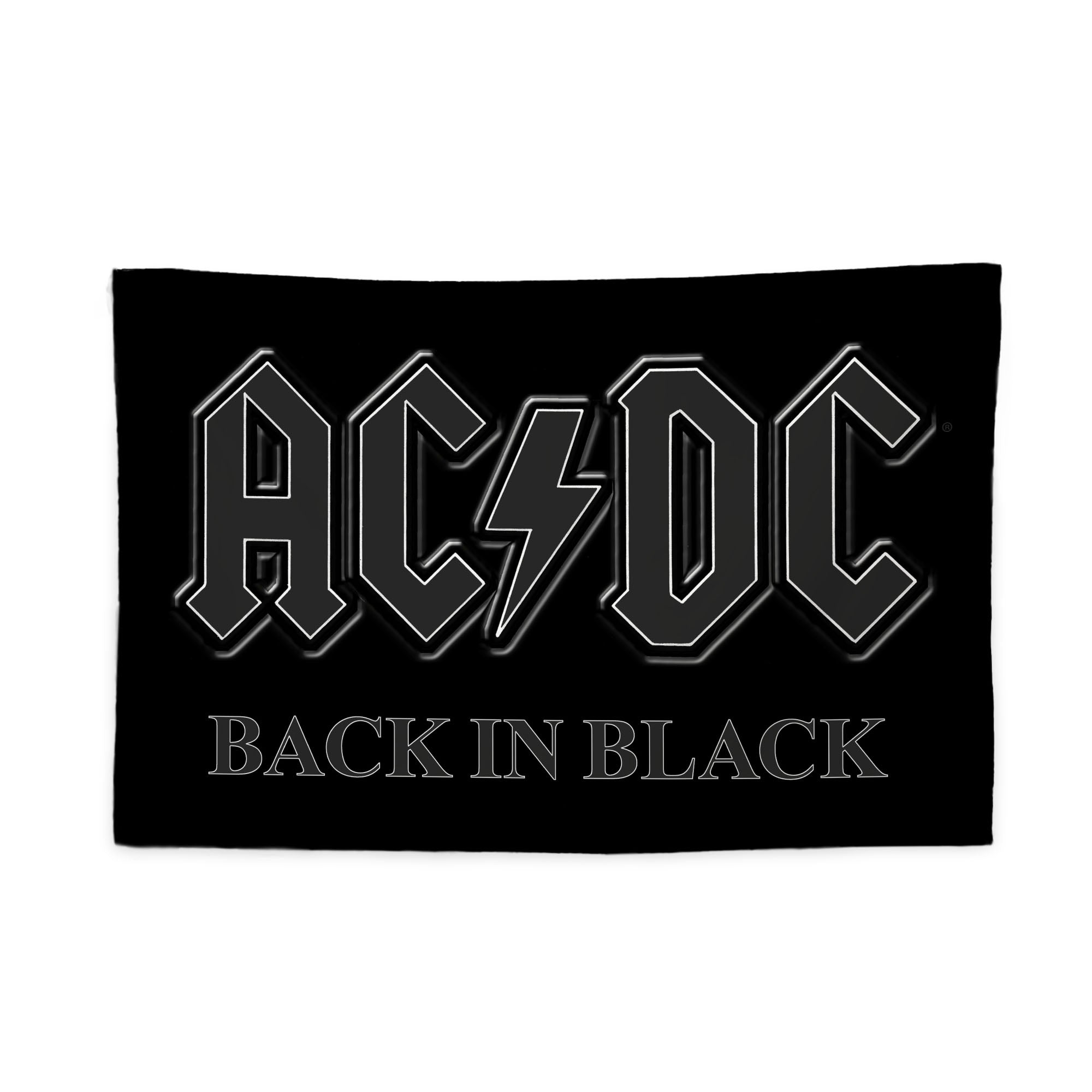 AC/DC Back In Black Wall Hanging Tapestry 24×36 inches