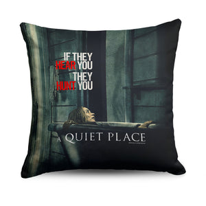 Paramount A Quiet Place Hiding Throw Pillow 18X18 Inches