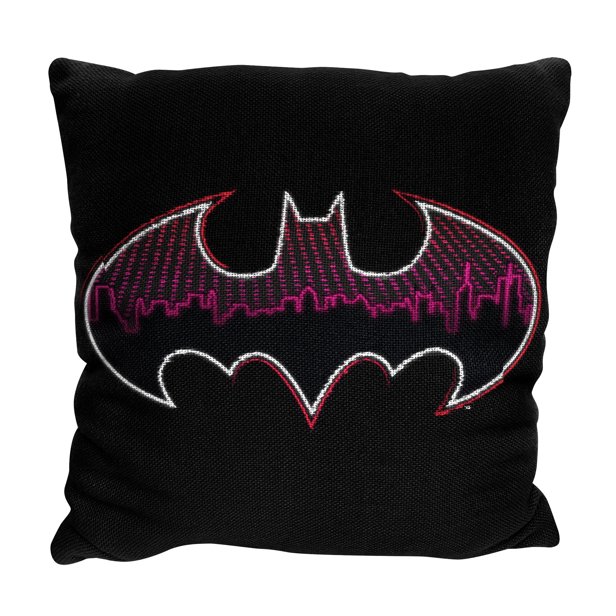 Warner Bros. Batman Team Up Signal Jacquard Pillow 20x20 Inches